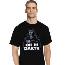 Load image into Gallery viewer, Daily_Deal_Shirts T-Shirts, Tall / Large / Black Oh Hi Darth