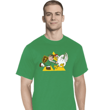 Load image into Gallery viewer, Shirts T-Shirts, Tall / Large / Athletic grey Hylian Guy