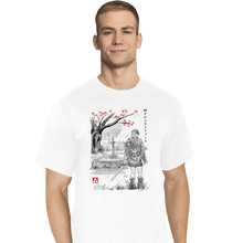 Load image into Gallery viewer, Shirts T-Shirts, Tall / Large / White A Link To The Sumi-e