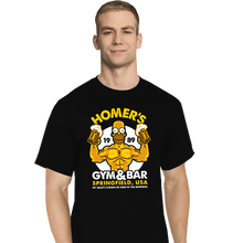 Load image into Gallery viewer, Shirts T-Shirts, Tall / Large / Black Homer's Gym
