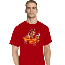 Load image into Gallery viewer, Daily_Deal_Shirts T-Shirts, Tall / Large / Red The Wings Of Liberty