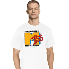Load image into Gallery viewer, Secret_Shirts T-Shirts, Tall / Large / White I Miss Music