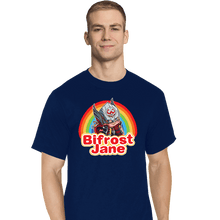 Load image into Gallery viewer, Shirts T-Shirts, Tall / Large / Navy Bifrost Jane