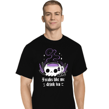 Load image into Gallery viewer, Daily_Deal_Shirts T-Shirts, Tall / Large / Black Freaks Drink Tea
