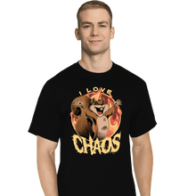 Load image into Gallery viewer, Shirts T-Shirts, Tall / Large / Black I Love Chaos!