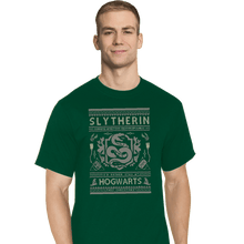 Load image into Gallery viewer, Shirts T-Shirts, Tall / Large / Charcoal Slytherin Sweater