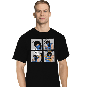 Shirts T-Shirts, Tall / Large / Black Mortal Komfort