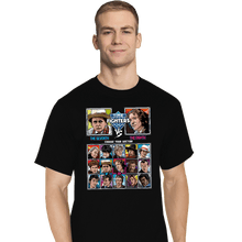 Load image into Gallery viewer, Shirts T-Shirts, Tall / Large / Black Time Fighters 7th VS 8th