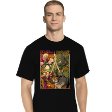 Load image into Gallery viewer, Daily_Deal_Shirts T-Shirts, Tall / Large / Black Samurai Sukubi vs Shurekku