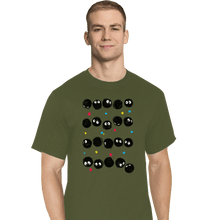 Load image into Gallery viewer, Shirts T-Shirts, Tall / Large / Military Green The Black Sprites