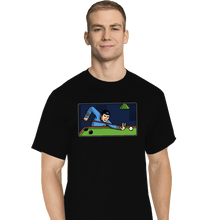 Load image into Gallery viewer, Daily_Deal_Shirts T-Shirts, Tall / Large / Black Vulcan Snooker Player