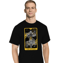 Load image into Gallery viewer, Secret_Shirts T-Shirts, Tall / Large / Black Tarot Lovers