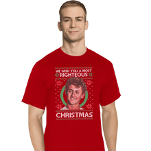 Load image into Gallery viewer, Shirts T-Shirts, Tall / Large / Red Righteous Christmas