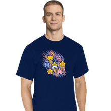 Load image into Gallery viewer, Secret_Shirts T-Shirts, Tall / Large / Navy Star Power