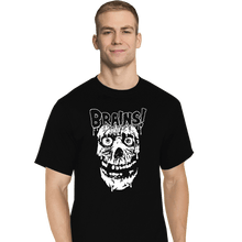 Load image into Gallery viewer, Daily_Deal_Shirts T-Shirts, Tall / Large / Black More Brains!