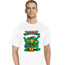 Load image into Gallery viewer, Secret_Shirts T-Shirts, Tall / Large / White Kung Fu Tortoise
