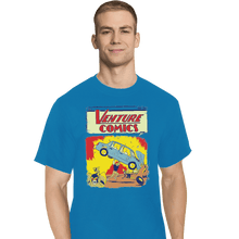 Load image into Gallery viewer, Shirts T-Shirts, Tall / Large / Royal Brock Action Comics