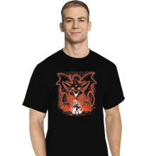 Load image into Gallery viewer, Shirts T-Shirts, Tall / Large / Black Sky Dragon