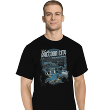 Load image into Gallery viewer, Shirts T-Shirts, Tall / Large / Black Visit Raccoon City