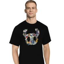 Load image into Gallery viewer, Shirts T-Shirts, Tall / Large / Black Hollow Crew
