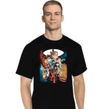 Load image into Gallery viewer, Daily_Deal_Shirts T-Shirts, Tall / Large / Black Stranger Falls 4