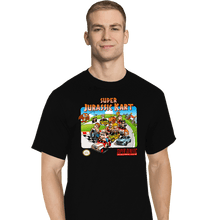 Load image into Gallery viewer, Daily_Deal_Shirts T-Shirts, Tall / Large / Black SuperJurassic Kart
