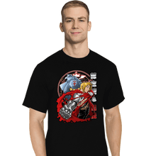 Load image into Gallery viewer, Secret_Shirts T-Shirts, Tall / Large / Black Fullmetal Brotherhood