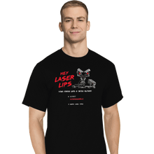 Load image into Gallery viewer, Shirts T-Shirts, Tall / Large / Black Laser Lips