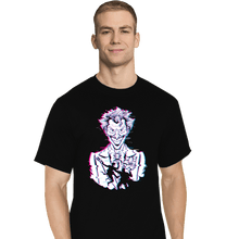 Load image into Gallery viewer, Secret_Shirts T-Shirts, Tall / Large / Black Glitched Joker