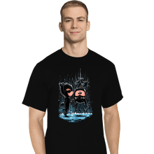 Load image into Gallery viewer, Daily_Deal_Shirts T-Shirts, Tall / Large / Black Bat Kiss