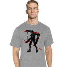 Load image into Gallery viewer, Shirts T-Shirts, Tall / Large / Sports Grey Crimson Chainsaw