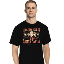 Load image into Gallery viewer, Daily_Deal_Shirts T-Shirts, Tall / Large / Black Santa Carla California