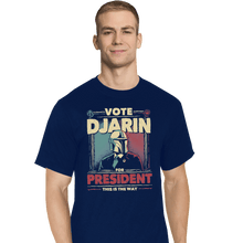 Load image into Gallery viewer, Shirts T-Shirts, Tall / Large / Navy Djarin For President