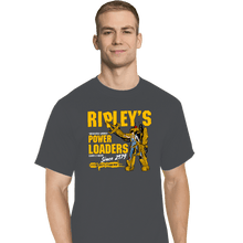 Load image into Gallery viewer, Secret_Shirts T-Shirts, Tall / Large / Charcoal Ripley's Power Loaders