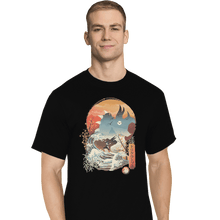 Load image into Gallery viewer, Shirts T-Shirts, Tall / Large / Black Blue Ranger Ukiyoe