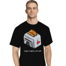 Load image into Gallery viewer, Daily_Deal_Shirts T-Shirts, Tall / Large / Black Frakking Toaster
