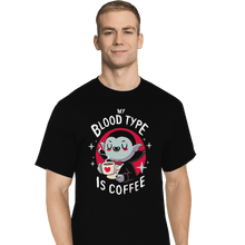 Load image into Gallery viewer, Shirts T-Shirts, Tall / Large / Black Coffee Vampire