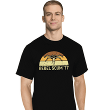 Load image into Gallery viewer, Daily_Deal_Shirts T-Shirts, Tall / Large / Black Rebel Scumm 77