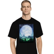 Load image into Gallery viewer, Shirts T-Shirts, Tall / Large / Black Death Mountain Landscape