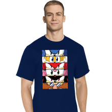 Load image into Gallery viewer, Daily_Deal_Shirts T-Shirts, Tall / Large / Navy Sonic Eyes