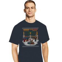 Load image into Gallery viewer, Daily_Deal_Shirts T-Shirts, Tall / Large / Dark Heather The Christmas Fight