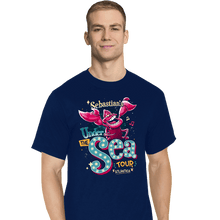 Load image into Gallery viewer, Daily_Deal_Shirts T-Shirts, Tall / Large / Navy Under The Sea Tour