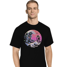 Load image into Gallery viewer, Shirts T-Shirts, Tall / Large / Black Retro Wave EVA