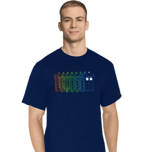Load image into Gallery viewer, Secret_Shirts T-Shirts, Tall / Large / Navy Trails