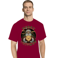 Load image into Gallery viewer, Daily_Deal_Shirts T-Shirts, Tall / Large / Red Merry Critmas