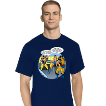 Load image into Gallery viewer, Secret_Shirts T-Shirts, Tall / Large / Navy Will the Real Wolverine Please Stand Up