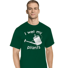 Load image into Gallery viewer, Shirts T-Shirts, Tall / Large / Charcoal I Wet My Plants
