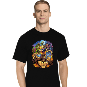 Daily_Deal_Shirts T-Shirts, Tall / Large / Black Rampage Arcade Tribute