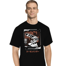 Load image into Gallery viewer, Shirts T-Shirts, Tall / Large / Black Denji Japanese Style