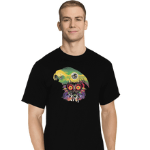 Load image into Gallery viewer, Shirts T-Shirts, Tall / Large / Black Majora's Mask